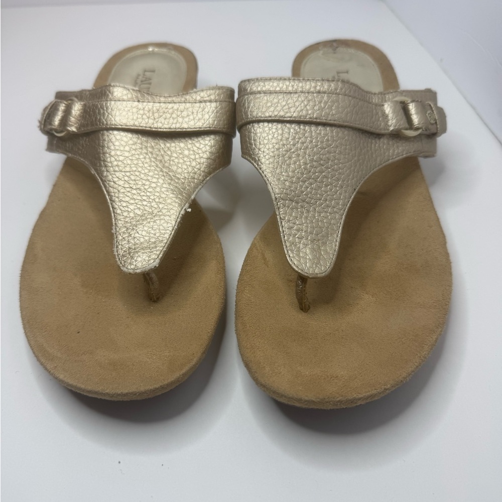 Ralph Lauren Krystal Gold Women's Sandals Size 10B